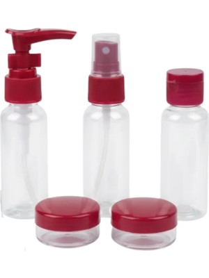 Laraheiser 5 Parça Seyahat Dolum Şişesi Seti 30 ml Hafif Tasarım