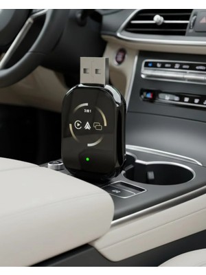 Laraheiser Kablosuz Carplay Android Auto Dönüştürücü Kablo Derdi Olmadan Bağlantı