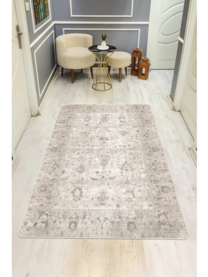 Dolce Mariee Vintage Desenli Dijital Baskı Kaymaz Taban Halı H0941