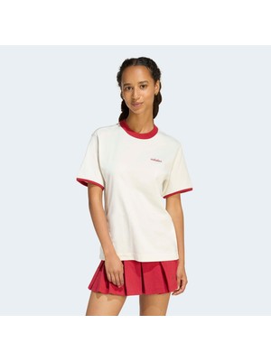 Adidas Cp Kadın Beyaz Antrenman T-Shirt.-