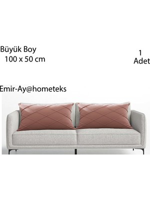 Emir-Ay@hometeks Kapitoneli Kırlent Kılıfı ,yastık Kılıfı, Büyük Boy Sırt Minderi Kırlent Kılıfı ( Leke Tutmayan Silinebilir Kadife )