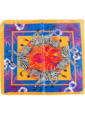 Venüs Shopping Zebra Desenli Zr Şifon Fular 50*50 cm