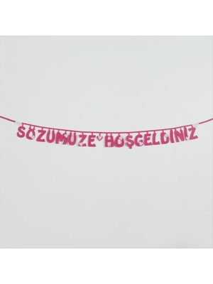 Zenvia Sözümüze Hoşgeldiniz Keçe Yazı