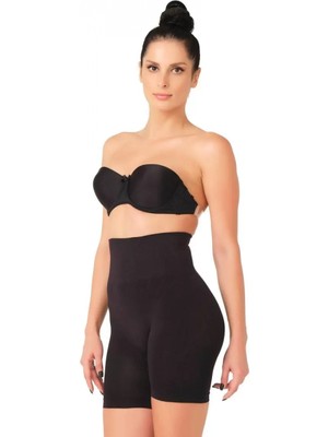 Marsilyan- Siyah  2017 Düşük Bel Double Pantalon Korse