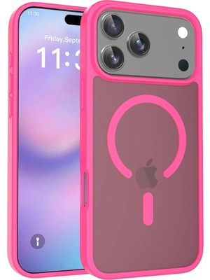 Zenvia Mey Ithalat®   iPhone 17 Pro Jota Magsafe Kapak - Rose