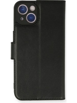 Zenvia Mey Ithalat®  iPhone 14 Kılıf Trend S Plus Kapaklı Kılıf - Siyah