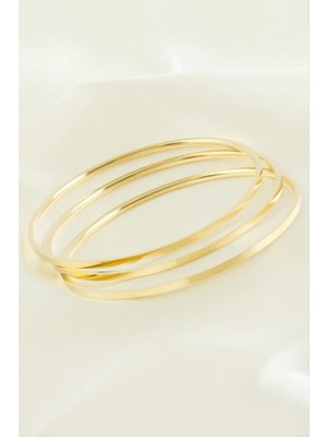 Adata Jewelry Ajda Çelik Bilezik 2 mm 3 Adet