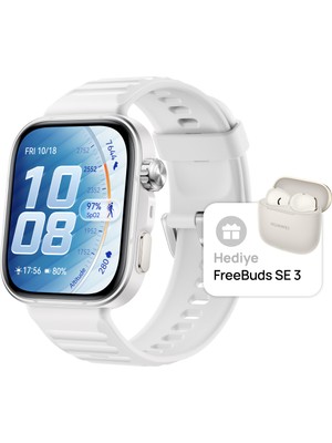 Huawei Watch Fit 5 Pro Akıllı Saat - Beyaz, Bluetooth Kulaklık Hediye, Nfc ile Ödeme, Kapsamlı Sağlık Takibi, Gelişmiş Uyku Takibi, Uzun Pil Ömrü, Ios Android Uyumlu