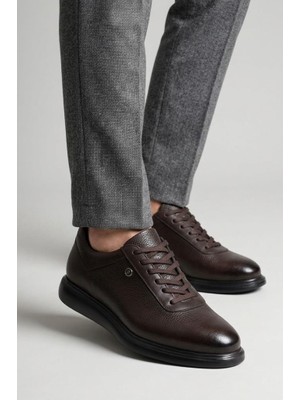 Pisagor PS-1795 Erkek Hakiki Deri Sneakers & Spor Ayakkabı