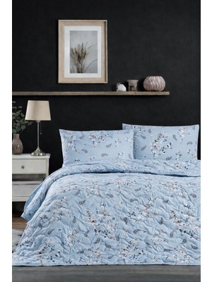 Forev Kapitoneli Çift Taraflı Pamuklu Çift Kişilik Pike Seti -  200X230- 50X70