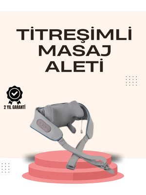 Nevamel Kablosuz Boyun ve Omuz Masaj Aleti | Isıtmalı ve Yoğurmalı