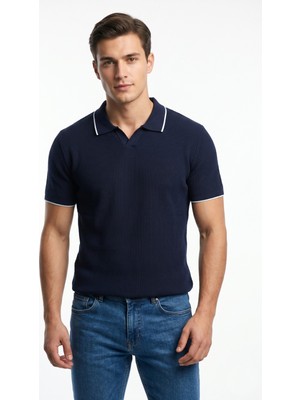 Dynamo Erkek Spor Polo Yaka Triko Tişört BGL-ST05374