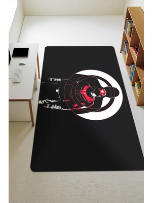 Dolce Mariee Modern Desenli Dijital Baskı Kaymaz Taban Çocuk ve Genç Odası Halısı H0744