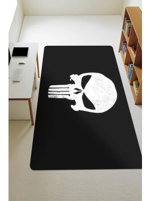 Dolce Mariee Modern Desenli Dijital Baskı Kaymaz Taban Çocuk ve Genç Odası Halısı H0745