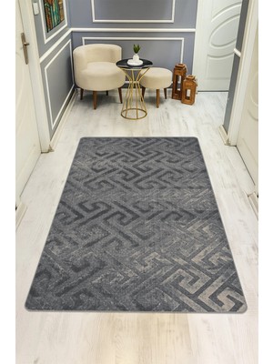 Dolce Mariee Modern Desenli Dijital Baskı Kaymaz Taban Halı H0964