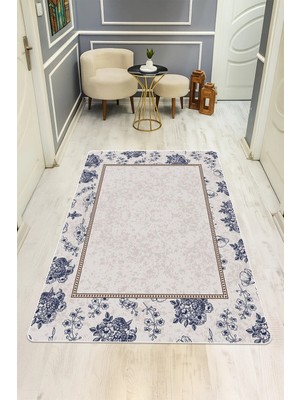 Dolce Mariee Modern Desenli Dijital Baskı Kaymaz Taban Halı H0926