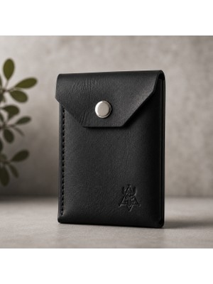 Oh Deer Leather Hakiki Deri Kartlık – Kart ve Nakit Uyumlu Fonksiyonel Tasarım