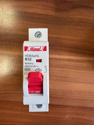 Enfe Naturals Himel 1X32A B 4,5ka Otomatik Sigorta Devre Kesici (10\'lu)