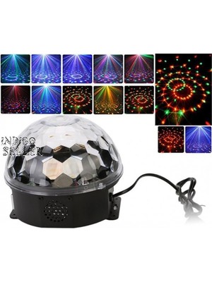 Elasya Hediyelik Kumandalıı Kristal LED Rgb Disko Topu