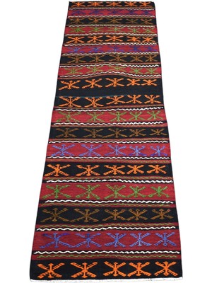 Zehra Abla Halı El Dokuması Başyapıt Yekpare Darende Yolluk Yün Kilim 7291