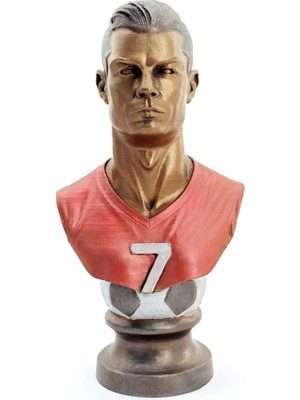 Hobilinka Polyester Ronaldo Figürü Büst