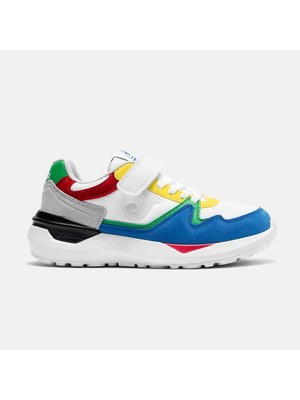 Joma 3080 Jr 2602 Whıte Blue Red