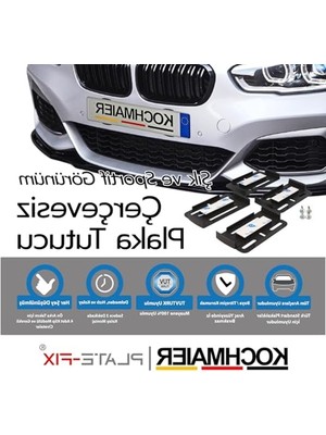 Cekar Store Plate - Fix Çerçevesiz Plaka Tutucu Plakalık