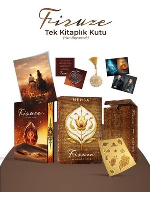 Getittir Firuze 1: Kehribar  Ateşi – Tek Kitaplık  Kutu Yan Boyamalı