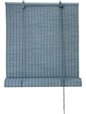 Koçtaş Stilera Ahşap Stor Perde Grı 150X180 cm