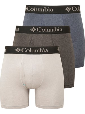 Columbia Stretch Solid 3'lü Erkek Boxer