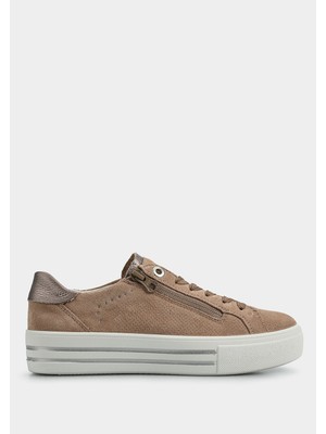 Legero Bej Deri Kadın Sneaker