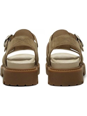 Timberland Açık Vizon Kadın Deri Sandalet TB0A2Q1PEN31
