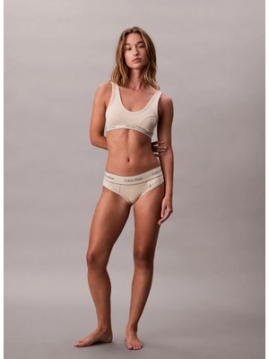 Calvin Klein Bej Kadın Bikini Külot LV00QF8598 Ck Women