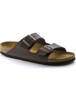 Birkenstock Arizona Unisex Kahverengi Terlik Düz Topuklu Günlük Kullanım İçin Konforlu 051701