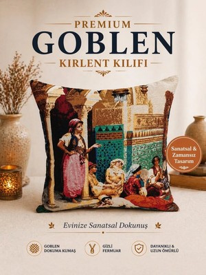 Goblen Kadınlar Desen Kırlent Kılıf