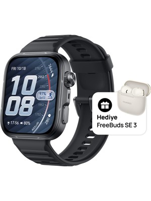 Huawei Watch Fit 5 Pro Akıllı Saat - Siyah, Bluetooth Kulaklık Hediye, Nfc ile Ödeme, Kapsamlı Sağlık Takibi, Gelişmiş Uyku Takibi, Uzun Pil Ömrü, Ios Android Uyumlu