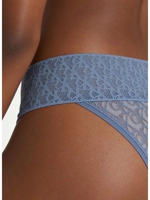Calvin Klein Açık Mavi Kadın Bikini Külot LV00QD5283 Ck Women