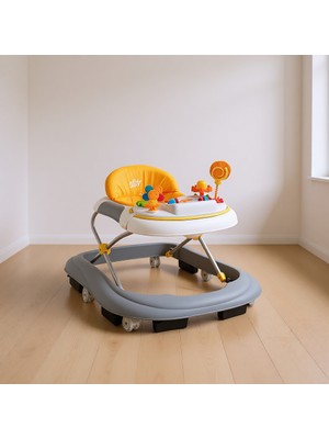 BABY2GO Toodle Lüks Yürüteç Sarı Ergonomik Tasarımlı Müzikli Ön Panel ile 12 kg Taşıma Kapasitesi