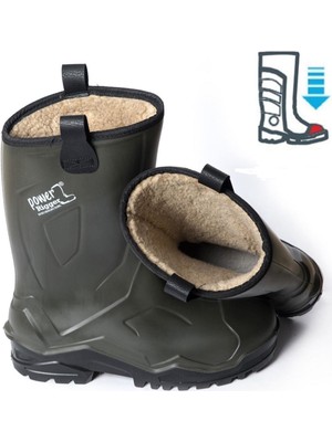 Elma Shop Pollyboot Power Rigger Çizme Çelik Blu Kürklü