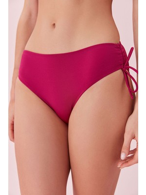 Suwen Yanı Büzgülü Bikini Alt