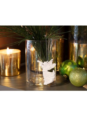 English Home Angel Sentetik Askılı Aksesuar Beyaz