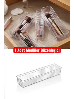 Bayev 1 Adet Bade (L) Çekmece Içi Düzenleme Kaşıklık Makyaj Kutusu