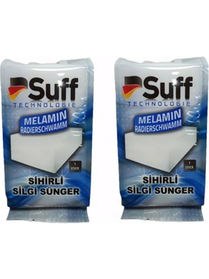 Suff Sihirli Silgi Sünger 2 Nano Araç İçi ve Dış Temizlik için Çok Amaçlı Kullanım Hacmi