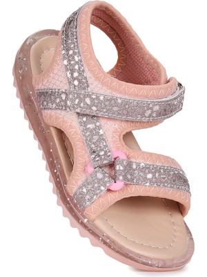 Kiko Kids  Marlin Simli Cırtlı Kız Bebek Sandalet