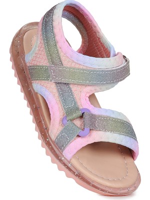 Kiko Kids Marlin Simli Cırtlı Kız Bebek Sandalet