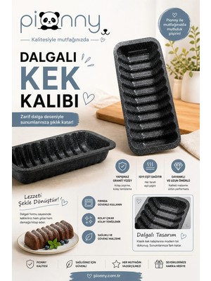 Pionny Baton Dilimli Döküm Kek Kalıbı