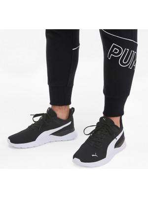 Puma Anzarun Lite Erkek Spor Ayakkabı Siyah - Beyaz 371128-02 Hafif ve Esnek Taban Yapısı