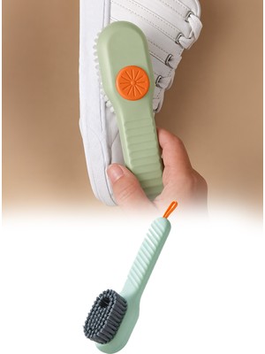 Omilife Deterjan Hazneli Ayakkabı Temizleme Fırçası Sneaker Bot Temizleme Pratik Fırça Aparatı