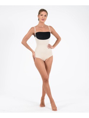 Leepsy Göğüs Altı Ince Askılı Seamless Slip Korse