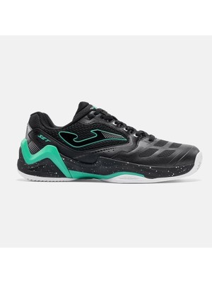 Joma TSETS2601AC Set Sert Kort Erkek Tenis Ayakkabısı Siyah/yeşil